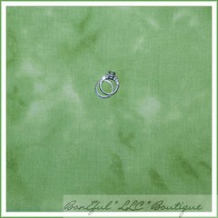 BonEful Fabric FQ Cotton Quilt Green Tonal Blender Marble Texture Calico Print S
