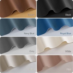 Faux Leather Fabric, 55″ W 1.15MM Thicken Marine Vinyl Upholstery Fabric by T…