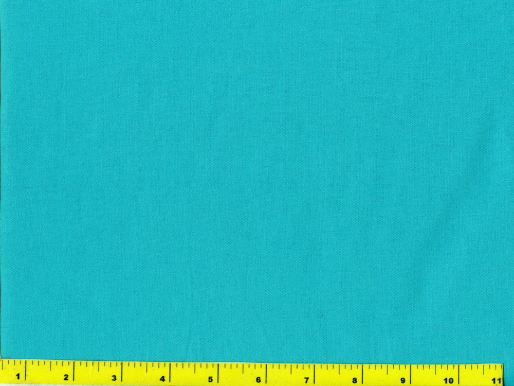 Medium Aqua Blue Solid Quilting & Sewing Fabric by Yard #2006