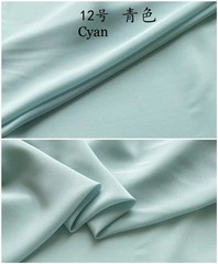 45” Wide 12 Momme 100% Natural Mulberry Silk Crepe Fabric Crepe De Chine Silk