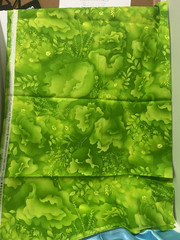 MARBLE BOTANICALS By Moda Classic 2 YDS L 44″ W GREEN HAWAIIAN ? FABRIC COTTON