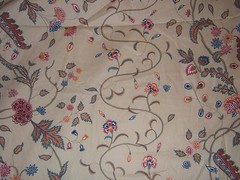 Brunschwig & Fils, Song of India, Floral Novelty, BTY, Color Multi on Beige