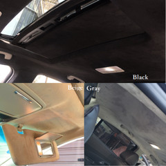 Headliner Fabric Suede with Foam-Backed Roof & Panel Lining Upholstery Renew
