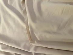 Yarn Dyed Linen Stretch Fabric Cream Ivory Light Med 57” Wide BTY