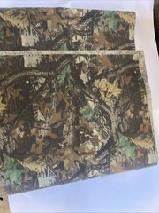Timber Fabric Green brown Camouflage Waterproof cuts 22” by 70” piece