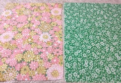 Vtg Lot of 25 Fat Quarters Upcycled Floral Bed Sheets Sewing Crafting 22 Designs
