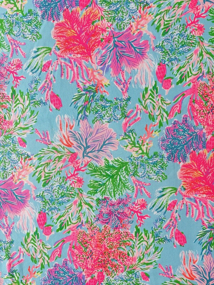 ~ Lilly Pulitzer Fabric Textured Knit – “Cay To my Heart” 18”x30” # 110