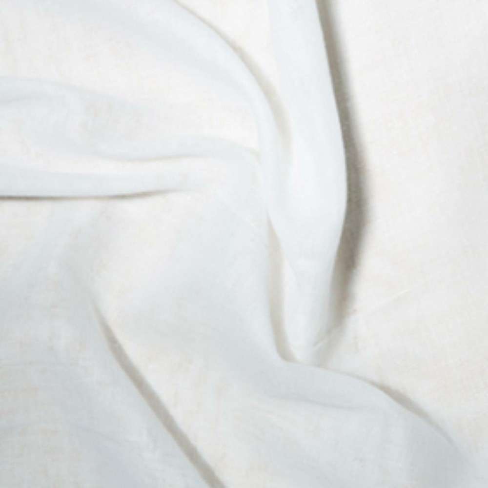 Fire-Retardant Muslin Cotton Fabric Material – WHITE