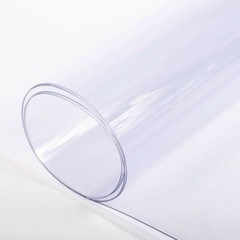 Clear Plastic Vinyl PVC Fabric by the Yard 54″ 4 6 8 10 12 16 20 30 40 60-Gauge