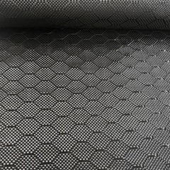 3K240g 100×50/100/200/300Football Honeycomb Hexagonal Pattern Carbon Fiber Cloth
