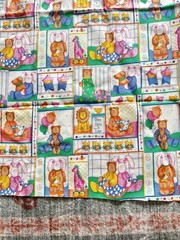 ONCE UPON A TIME BY LESLIE BECK- COTTON 44” X 74” Fabric Craft