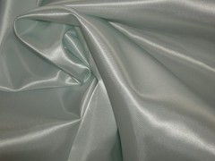 Light blue satin fabric multi use material 46 inch Wide Medium Weight bty