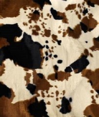 TAN COW Faux fur Upholstery Faux fur velboa fabric 58″ fabric