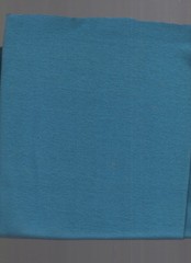 1 yard fabric ribbing peacock blue 60% cotton 40% polyester 36″ wide