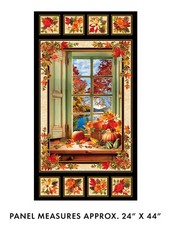BENARTEX FABRICS “#15266 99 HARVEST BEAUTY WINDOW PANEL” BTP