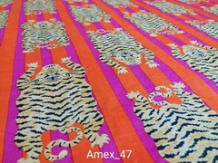 Hand Block Print Fabric Indian 100% Cotton Natural Vegetable Color 5 Yard Fabric