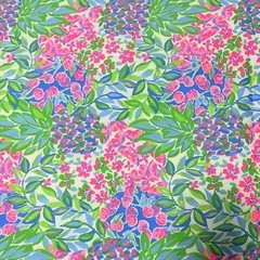 Lilly Pulitzer Cotton Poplin Fabric Multi A Cherry On Top 36″ X 57″