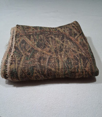 Multi-Color Earth Tones Decorative Burlap Fabric Remnant 54″ x 82″