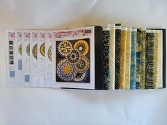 Cheri Rose Creations Circular Fascination Cotton Geometric Quilt Kit 72 x 84 in