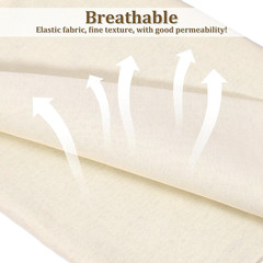 10 Yards X 63″ 100% Cotton Muslin Fabric Natural Unbleached Linen Fabric by The