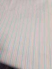 60 Wide 100% Cotton Fabric Pastel Stripes Quilting Clothig Fabric Vintage