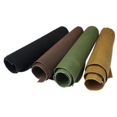100% Cotton Canvas 16OZ Waxed Canvas Army Duck Tan Fabric Cotton Multicolored