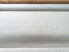 100% Linen Fabric Breeze Semi-Natural Heather 167gsm (4.9oz) , Swatch Available