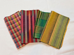Lot of 4 Kaffe Fassett Cotton Shot Fabrics 3 18×22, 1 15×22 VTG Early 2000s