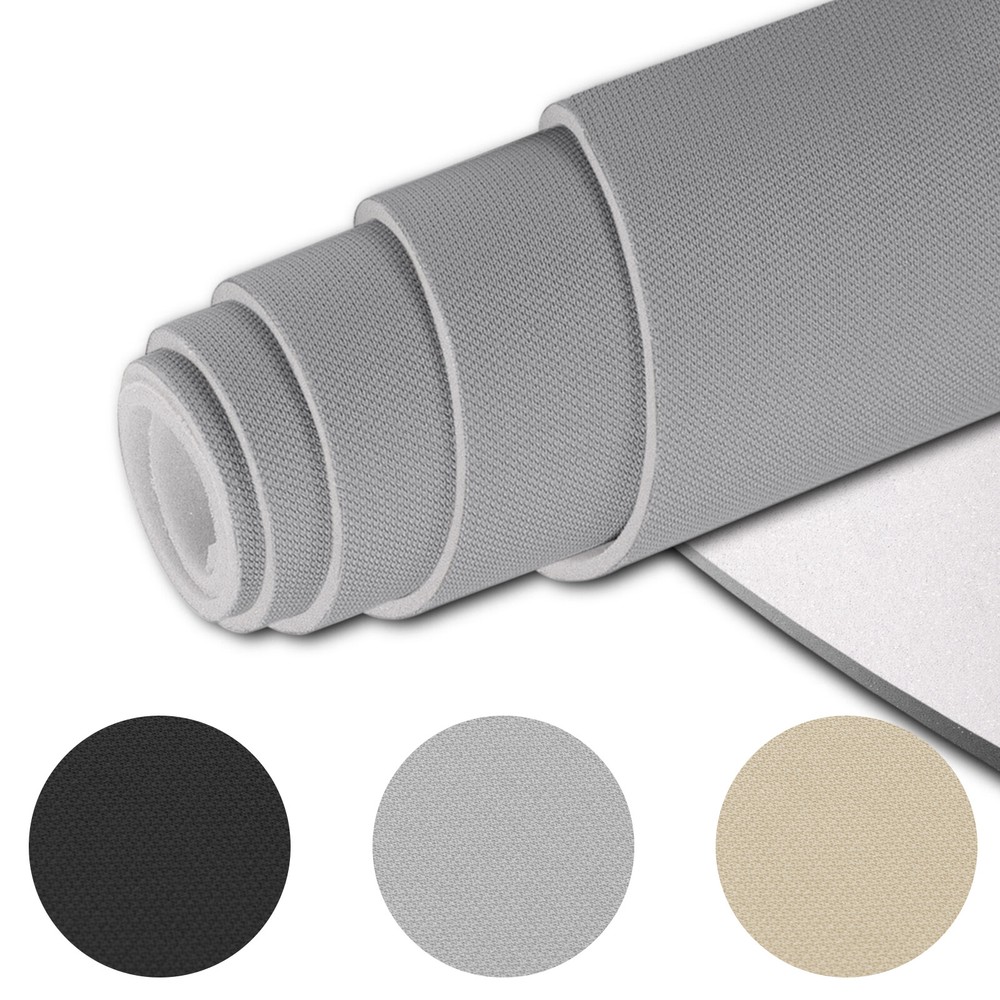 1/8″ Foam Backed Suede Headliner Fabric 60″W Car Roof Repair Upholstery Material