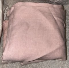 Fabric Remnant Lot Of 7 Pieces Assorted Solid Colors Sizes & Materials 1.10 Lbs