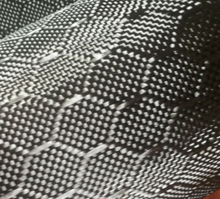 3K Real Carbon Fiber Cloth Fabric Hexagonal Jacquard Weave 240g 100cm Width