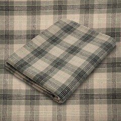 Tan and Olive Tartan Plaid Cotton Flannel Fabric – 60″ Wide – Sold by the Yard