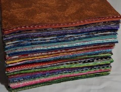 Lot of 25 10″ X 10″ SQUARES *PRECUT* 100% Cotton Fabric (LAYER CAKE, QUILT KIT)