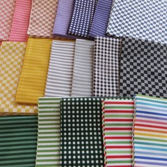 Stripes & Checks Theme Fat Quarters by Riley Blake Fabric $3.99 Ships Any Amount