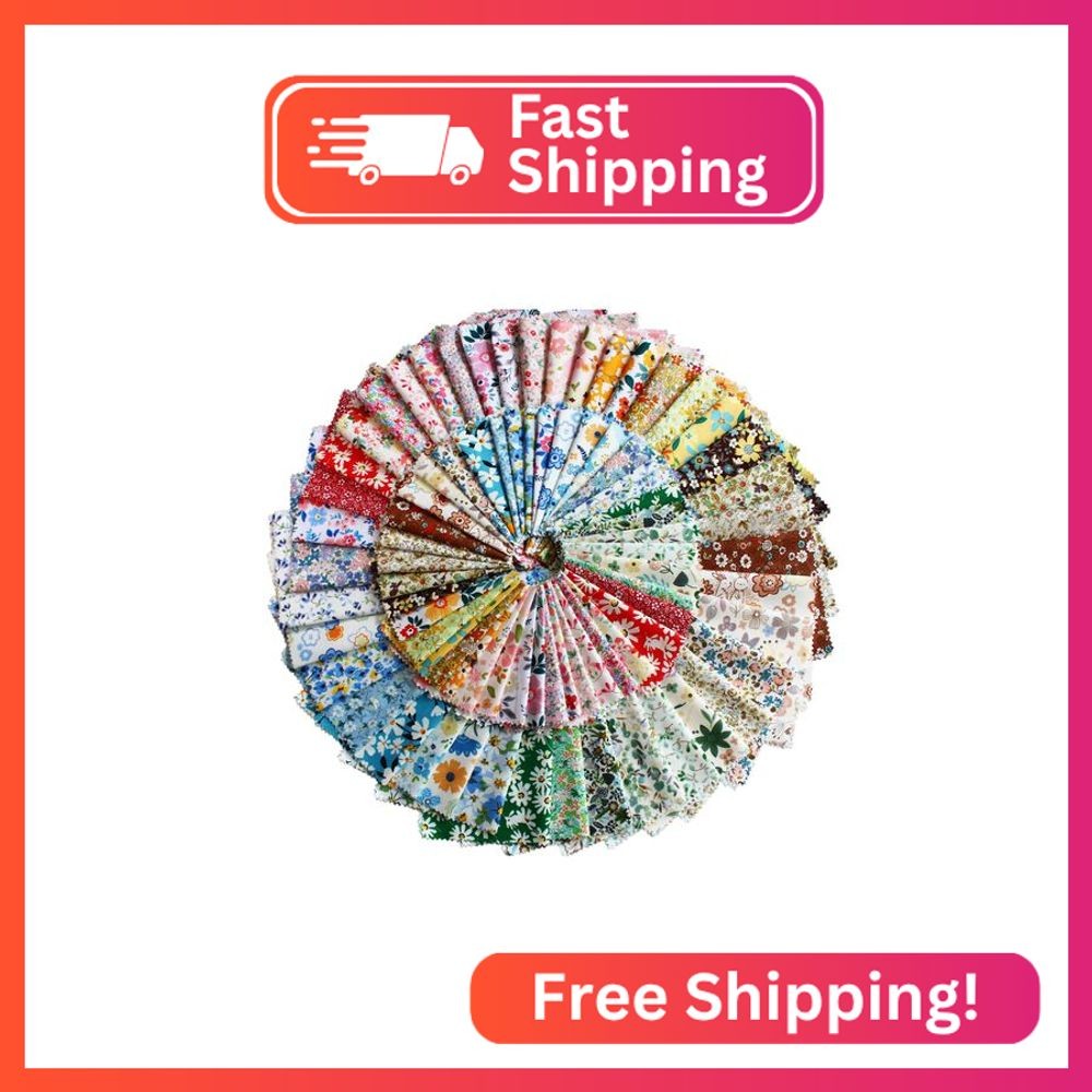 Charm Packs for Quilting 5 inch,Precut Fabric Squares 5”x5” Quilting Cotton Fa
