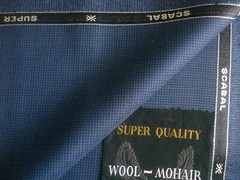 Scabal WOOL & MOHAIR SUITING FABRIC IN “Dogtooth” MADE IN ENGLAND – 3.4 m.