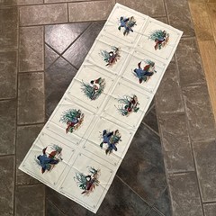 Cranston Wild Ducks Picture Book Patches Fabric Panels 10 Blocks NOS Vintage