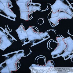 BonEful Fabric FQ Cotton Quilt B&W Cow Scenic Farm Animal Red Tractor Green Tree