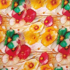 1YardX1.45Meter Colored Flower Viscose Fabric 100% Rayon Material For Dress Robe