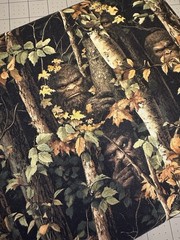 LEGENDARY LONER BY 3 WISHES BIGFOOT IN THE FOREST FABRIC HALF YARD