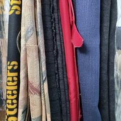 3lb-7oz Fabric Remnants & Craps Lot Mixed Destash, Silk, Cotton, Stretch Knit