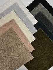 6mm Boucle Fabric Upholstery High Pile SheepSkin with Suede Backing Sold by Yard