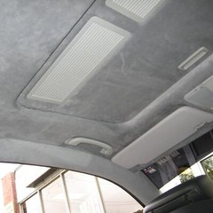 Black/Brown/Grey/Beige Headliner Suede Fabric Upholstery Roof Liner Replacement