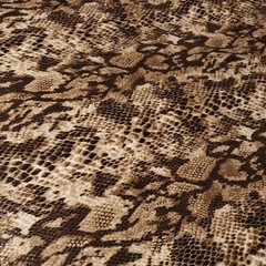 GLOSSY SCALES BROWN TAN SNAKE PYTHON STRETCH SPANDEX FABRIC 58″ BY THE YARD