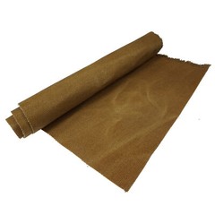Waxed Army Duck Canvas Tan Fabric 36X58inch 16OZ in Brown