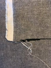 Fabric by the yard Chambray Charcoal Denim 100% Cotton high quality 58″ Wide