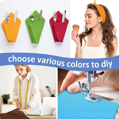 40 Piece Solid Color Fabric Bundles – 10 X 10 Inch Multi-Color Fabric Squares fo