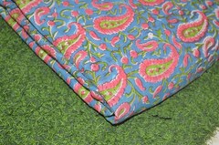 NO TARRIF CHARGES 100%✅ZK_223 Hand Block Print Fabric 100%Cotton 15 Yard