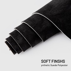 90″ x 60” Car Headliner Fabric Foam Backed Black for Car Replacement/Repair/DIY