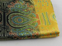 58” Wide By Yards Soft Shirt Material Charmeuse Paisley Patchwork Satin Fabric